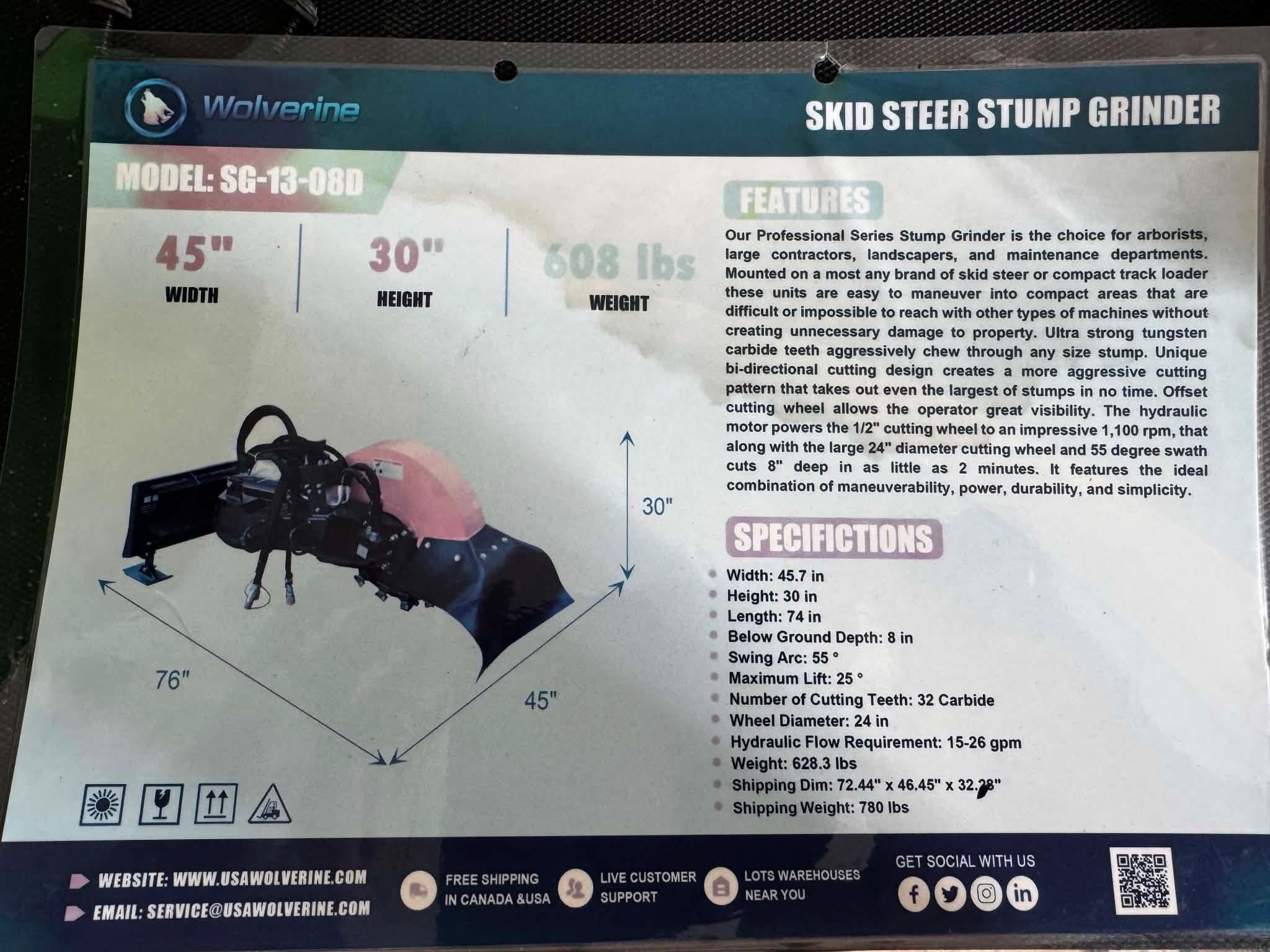 Wolverine Stump Grinder - image 1